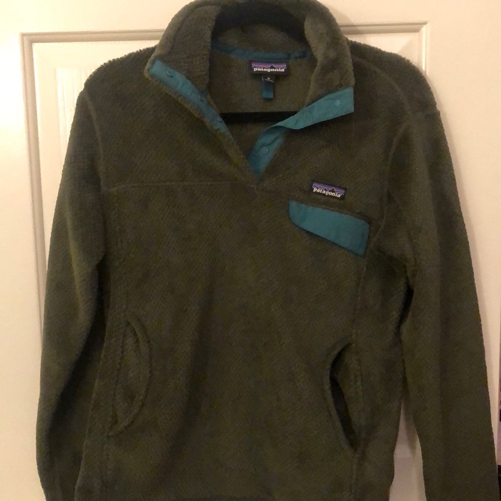 Olive Green Tool Snap Jacket